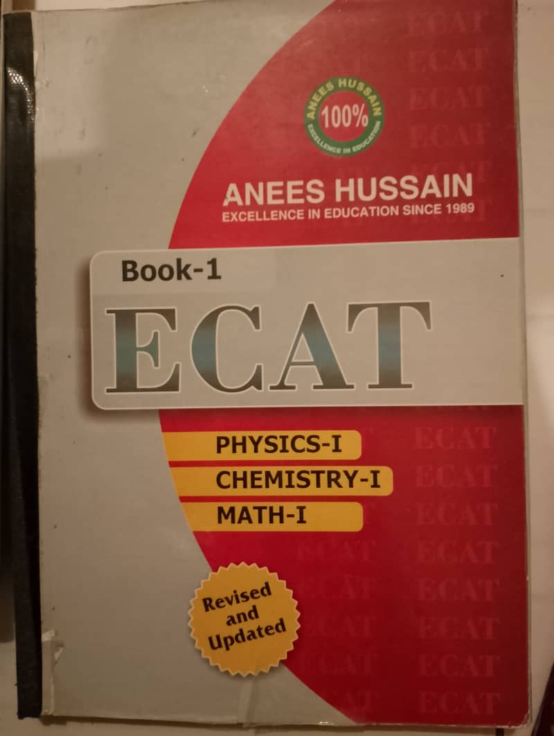 Anees Hussain books ECAT AND MCAT, IBA GRADS 5