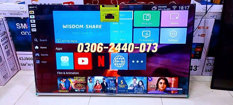 Samsung 65" inch 4k Smart Led TV Cinematic Display 2024 Model 0