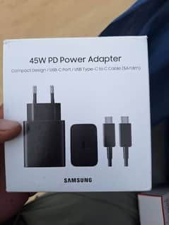 Samsung 2 Pin Travel Adapter 45W (Type-C Cable)