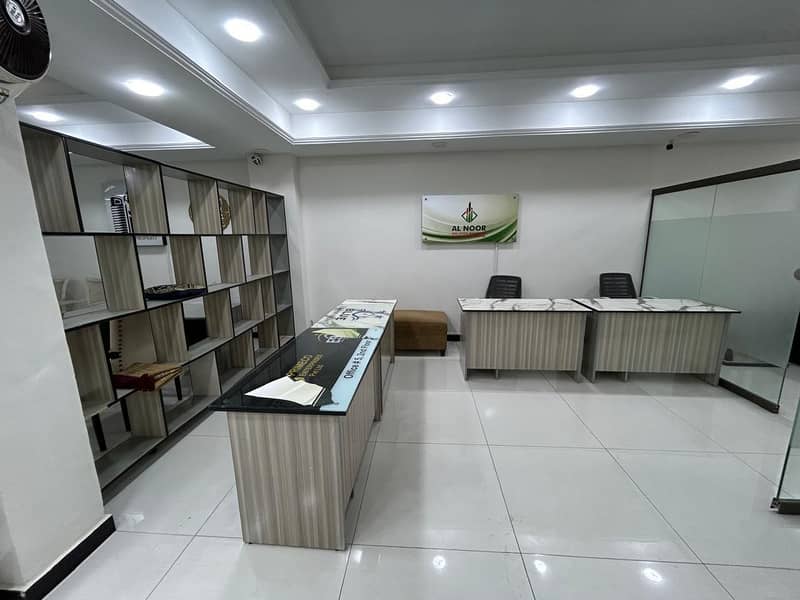 BEAUTIFUL FULLY FURNISHED OFFICE FOR RENT BLUE AREA 13