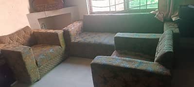 five seater sofa wood structure inside