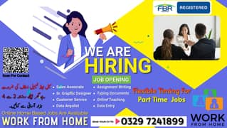 Work From Home | Online Jobs | Part Time Jobs | Jobs Available |