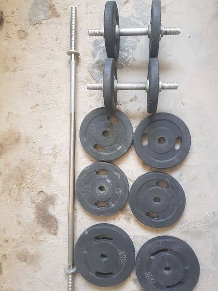 weight plates and dumbbell road 4