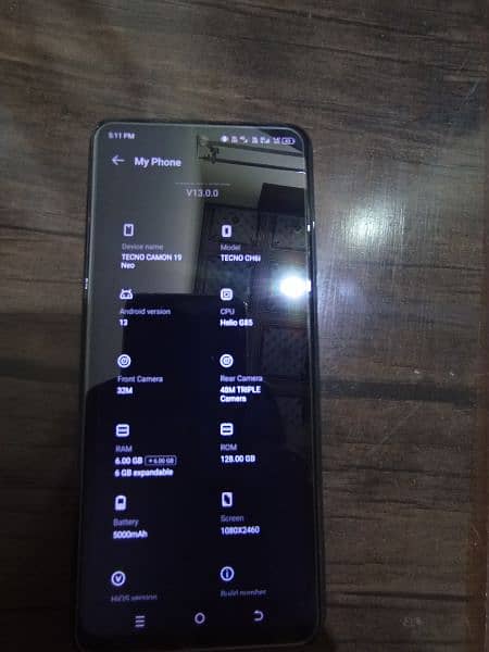 tecno camon 19 neo 6/128 gb 6