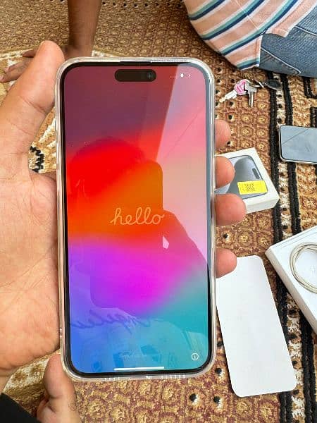 Iphone 15 pro max 256gb . pta approved 0