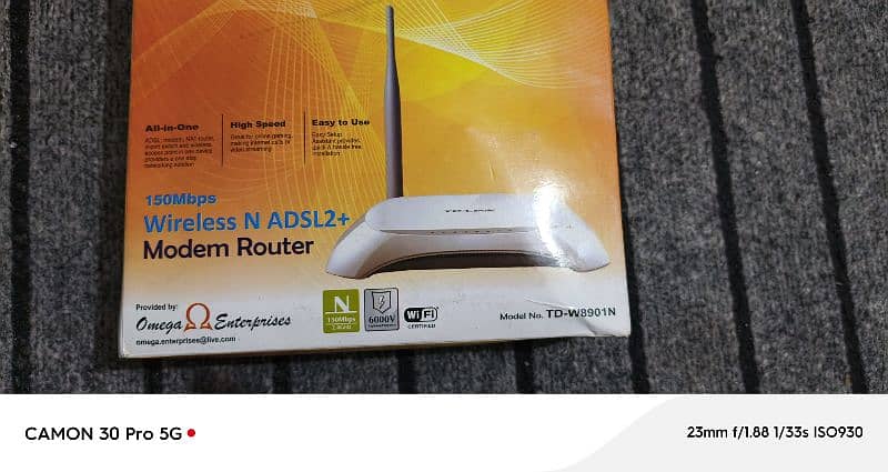 TP link Router (TD-W8901N) 1