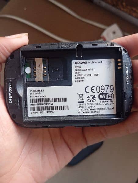 Huawei E5330 device mobile data pta approved 5