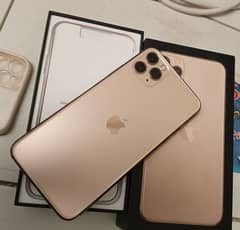 iPhone 11 Pro Max 256gb Golden Factory Unlock Full Box 0