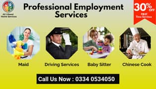 Maid,Filipino Maid,chinies cook,babysitter,Domestic staff In islamabad