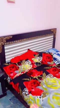 bed set with three sofa set with side table