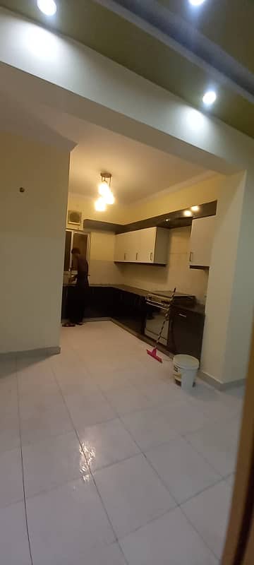 Precinct 19 bahria apartments 2bed available for rent grund floor corner West open 5