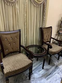 chairs and table set