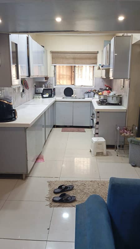 Well Maintained Flat On Excellent Location Available For Sale In Ayesha Palace at PECHS Block 6 9