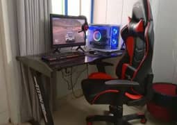 Gaming PC Setup For Sale with Chair , table and monitor for sell