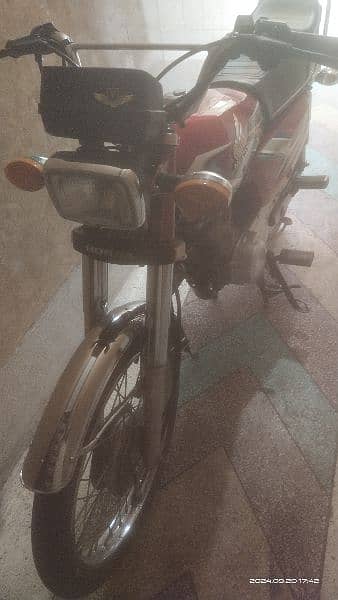 Selling my Lush Honda 125 CG 2022/23 ALL PUNJAB DIAMOND NUMBER 4