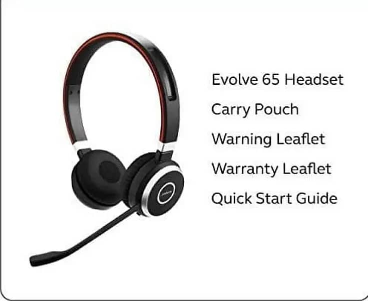 Headphones / Jabra evolve 65 wireless Noise cancellation headphones 6