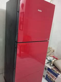 Haier glass door fridge