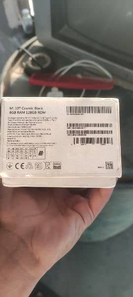 Mi10t 5G 8/128 pta prove box charge origional 7