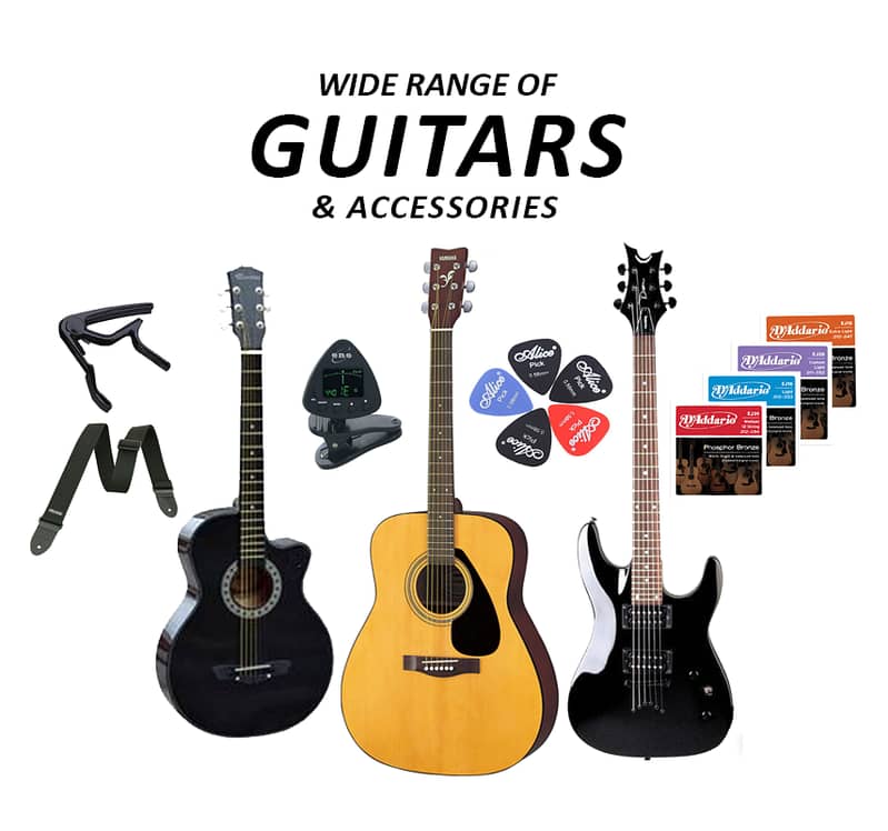 Guitars | Violins | Ukuleles | Cajon & Acessoires Musical Instruments 0