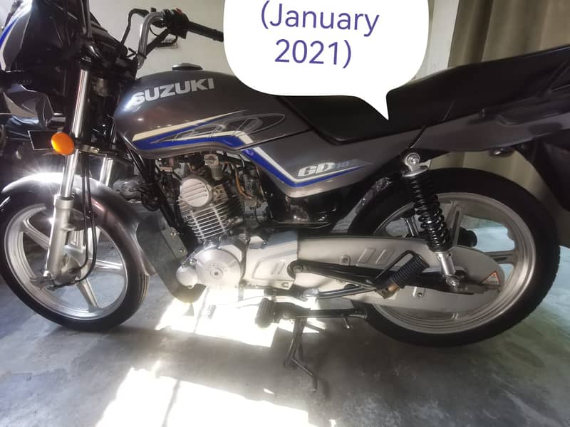 Suzuki GD 110s 2021 Luch Condition 10/10 Full Geniune Suzuki Bike 1