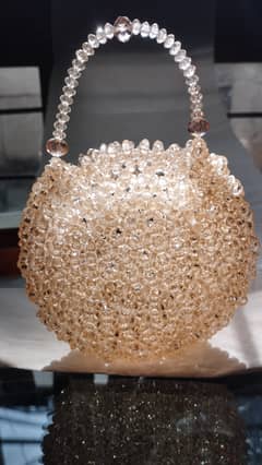 Round Beaded Bag