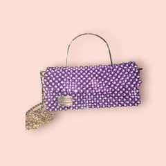 Beautiful handmade pearl bag