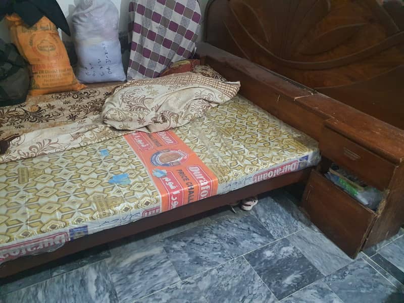 double bed with mattress 2