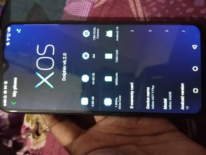 infinix HOT 9 play . 64 gb 2