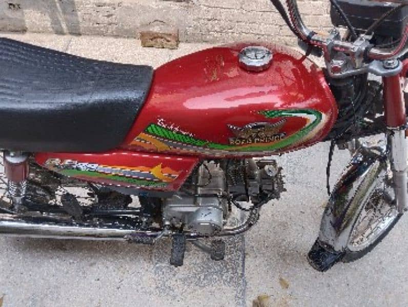 Road Prince 70cc Bike Red Colour Good Condition 1