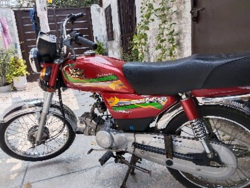 Road Prince 70cc Bike Red Colour Good Condition 12