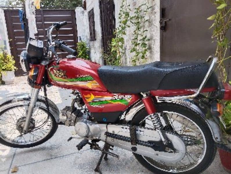 Road Prince 70cc Bike Red Colour Good Condition 16