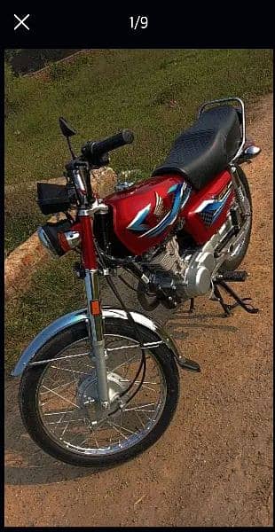 Red colour cg 125 urgent sale 0