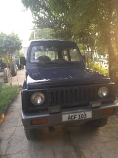 Suzuki Potohar 1992 Jeep Blue color