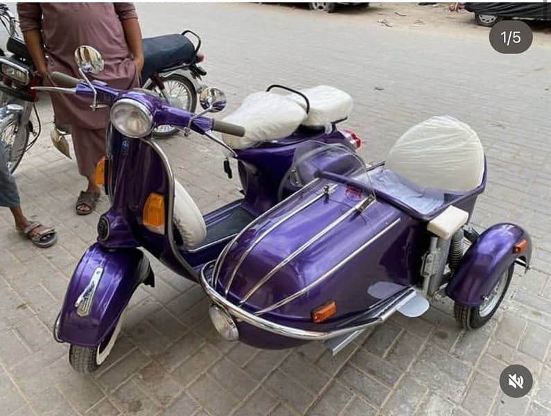 vespa  side car munna bhai vespa 0