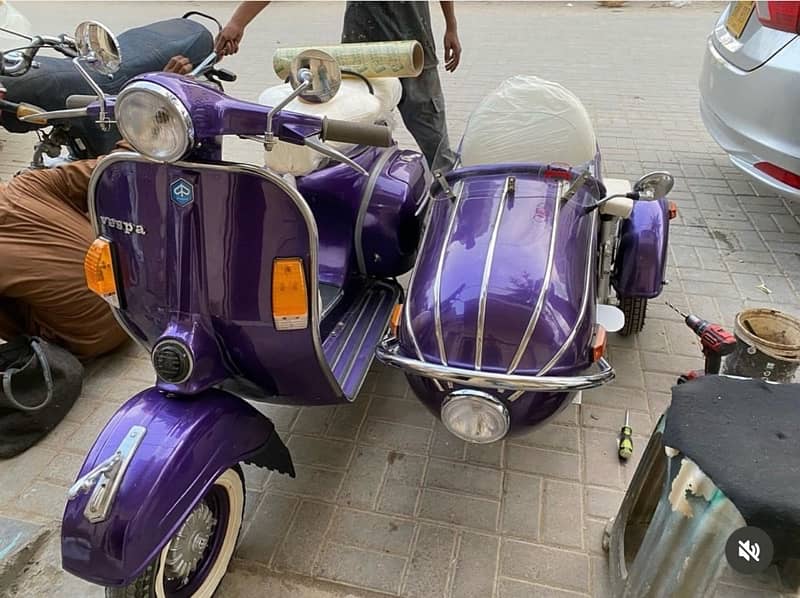 vespa  side car munna bhai vespa 1