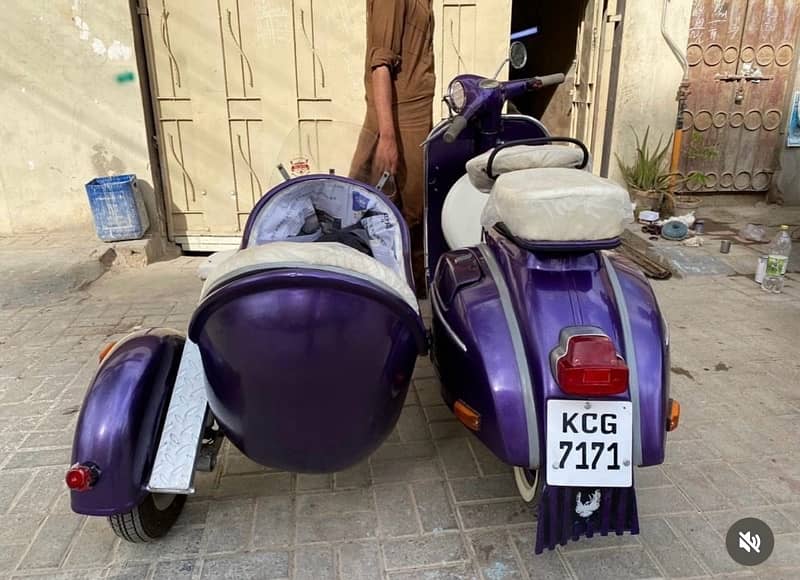 vespa  side car munna bhai vespa 2