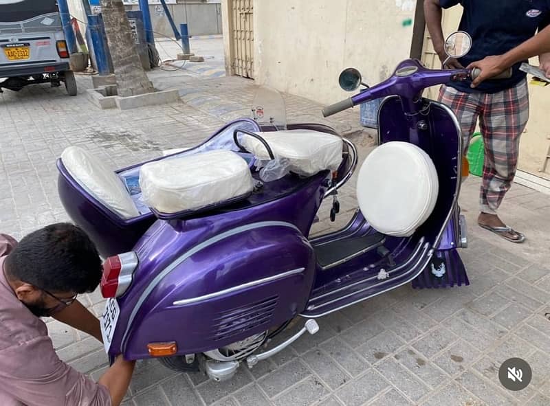 vespa  side car munna bhai vespa 4