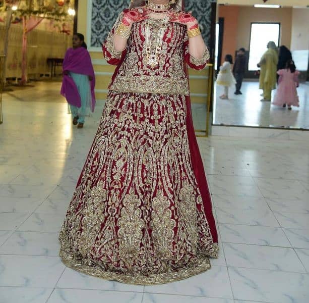 handmade bridal lehnga for sale 5