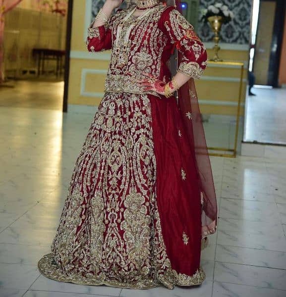 handmade bridal lehnga for sale 6