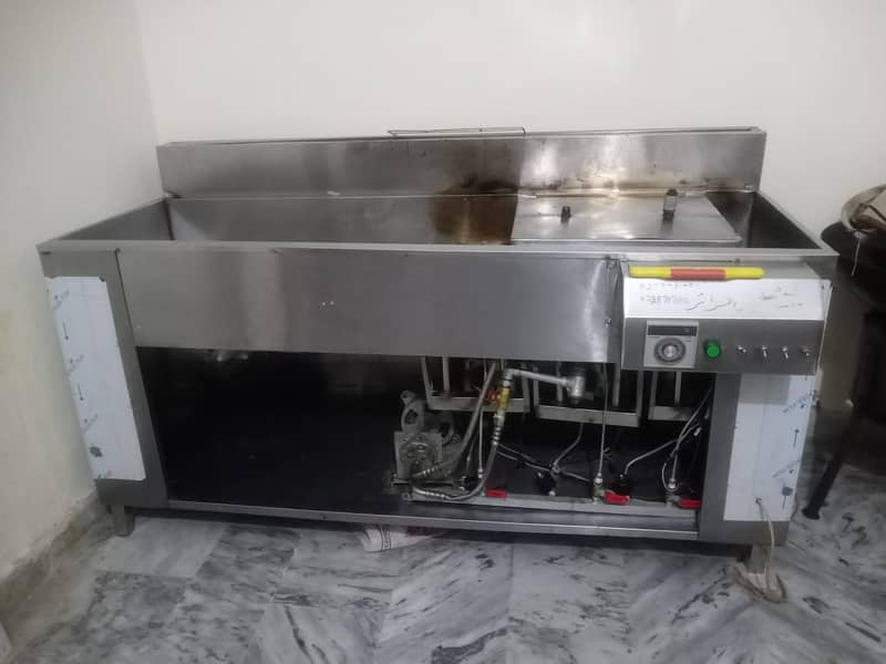 Gas Gol Gappy Fryer Machine for sale 0