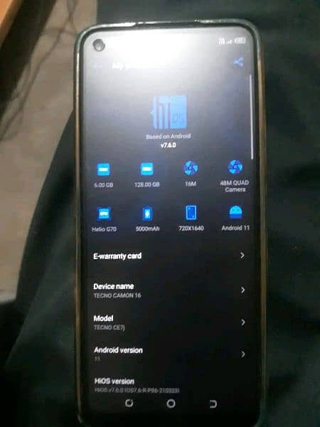 Tecno Comon 16 Mobile 4 Sale 1