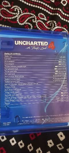 Uncharted 4 A Thief's End Ps4 Cd Game