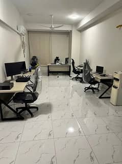 500 square Feet Brand New Full Furnished Corporation Office For Rent At Main Boulevard gulberg 3 Lahore 0