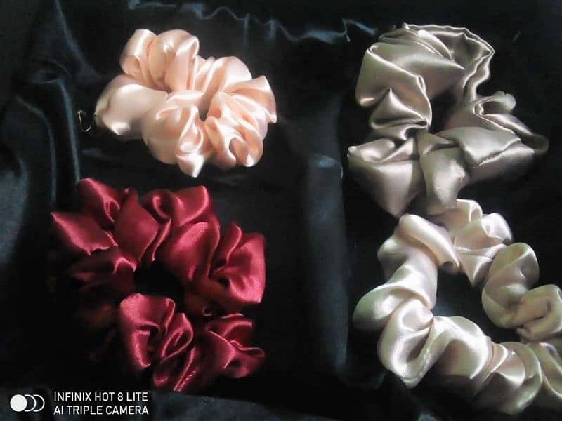 silk scrunchies 1