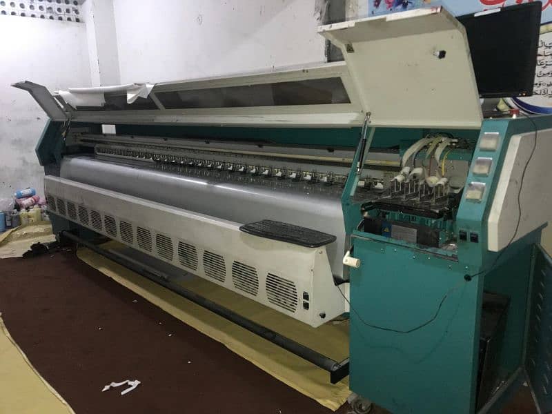 Pana flex printing machine very good condition 100% oky 7