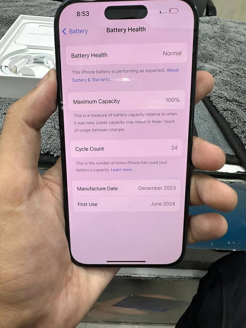 i phone 15 pro  256 GB non pta 2