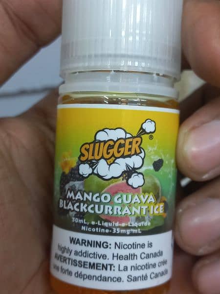 slugger flavour 35mg Mango guava blackcurrant ice 1