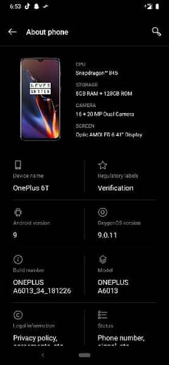 One plus 6T