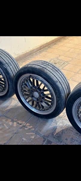 18” Alloy rims with Tyres Yokohama for Sale 2