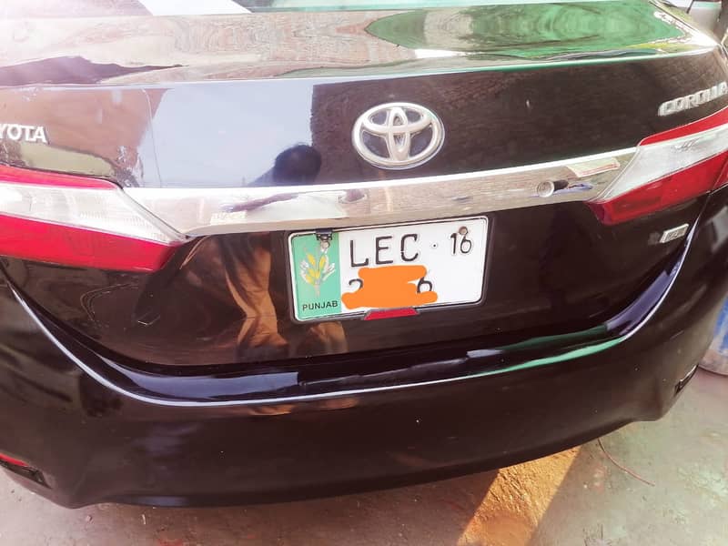 Toyota Corolla XLI 2016 2016 total geniune bumper to bumper 6